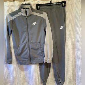 Nike Two-Tone Gray Kids Tracksuit